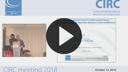 Which compression level of CircAid JuxtaLite System is necessary to reduce deep veins dilatation in their insuffi ciency? A proof-of-concept study